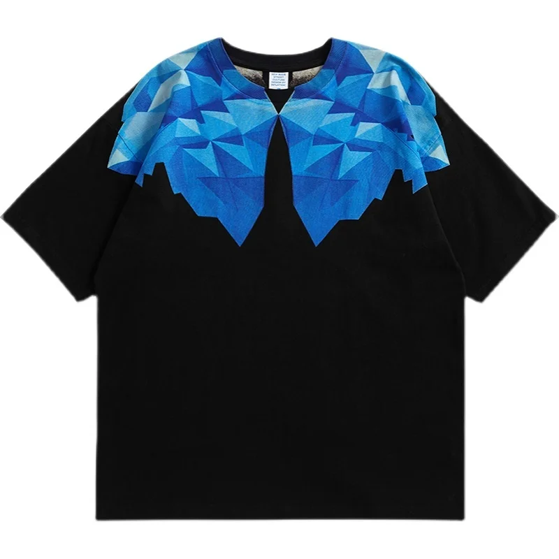 

The New Spring Summer 2021 Popular Logo Geometric Print OVERSIZE Loose Short Sleeve T-shirt For Both T Shirt Men And Women Tops