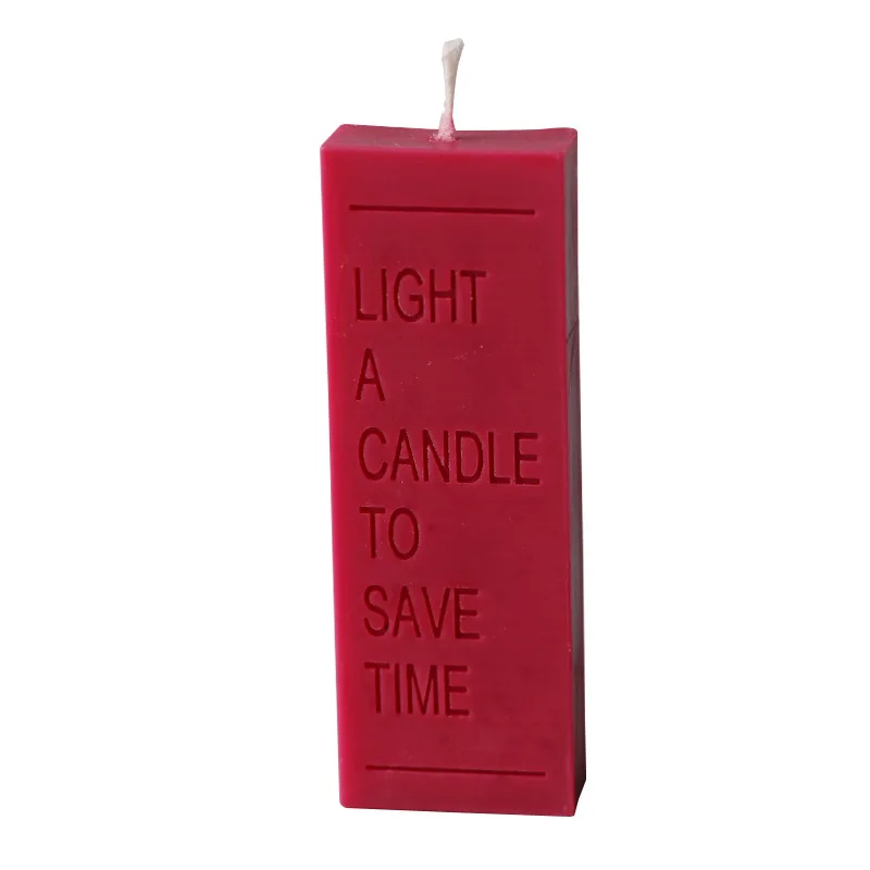 

3D Silicone Mold Long Bar Letter Candle Mold Simple Aromatherapy Candle Silicone Mold DIY Candle Making Mold Manufacturer
