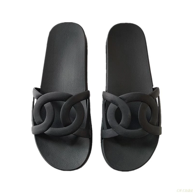 

Woman Flat Transparent Summer Slippers Jelly Shoes Candy Color Slides Bling Beach Female Open Toe Ladies Plus Size 2020 Hot