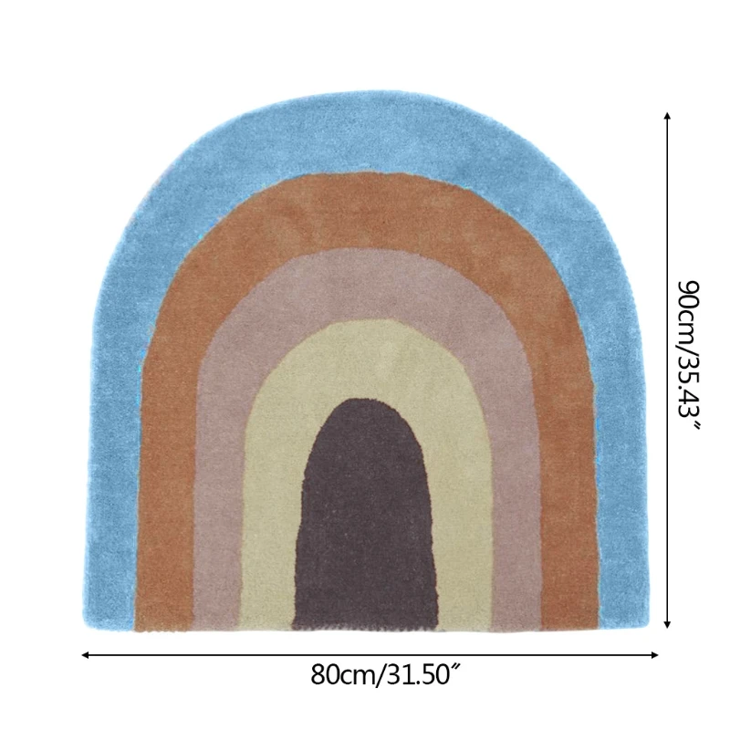 

Baby Play Mat Crawling Carpet Kids Room Floor Rug Rainbow Game Pad Playmat Children Bedroom Nursery Decor