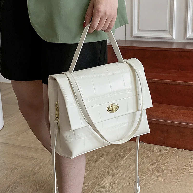 

2021 New Summer High-quality Stone Pattern Hand-carried Messenger Bag Fashionable Large-capacity One-shoulder Messenger Bag