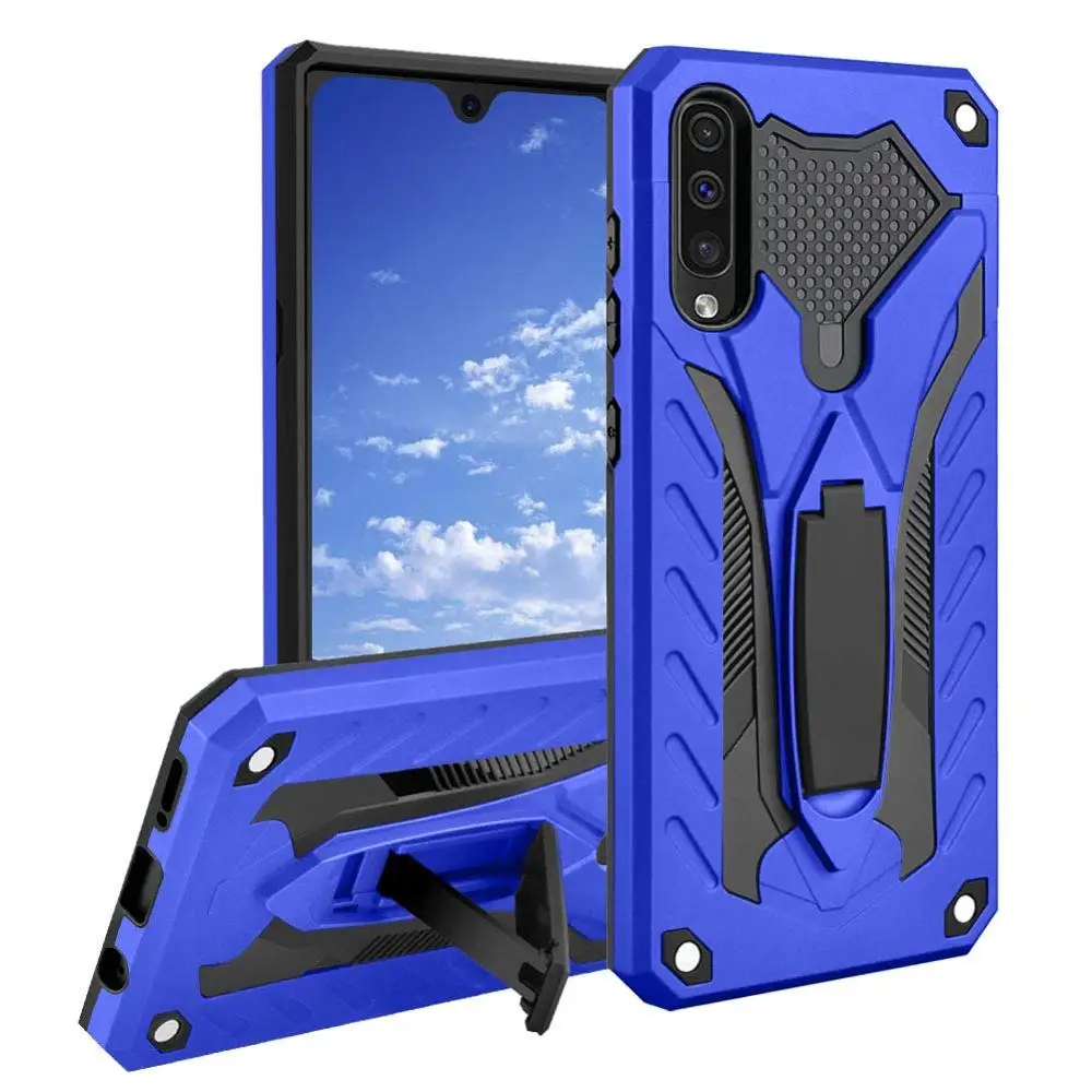 Синий Чехол для Xiao mi Red mi Note 8 7 6 5 Pro Red mi 7 8 7A 5 Plus чехол mi litary армированный чехол с подставкой для Xiaomi mi 9T A3 A2 Lite CC9e - Цвет: Синий