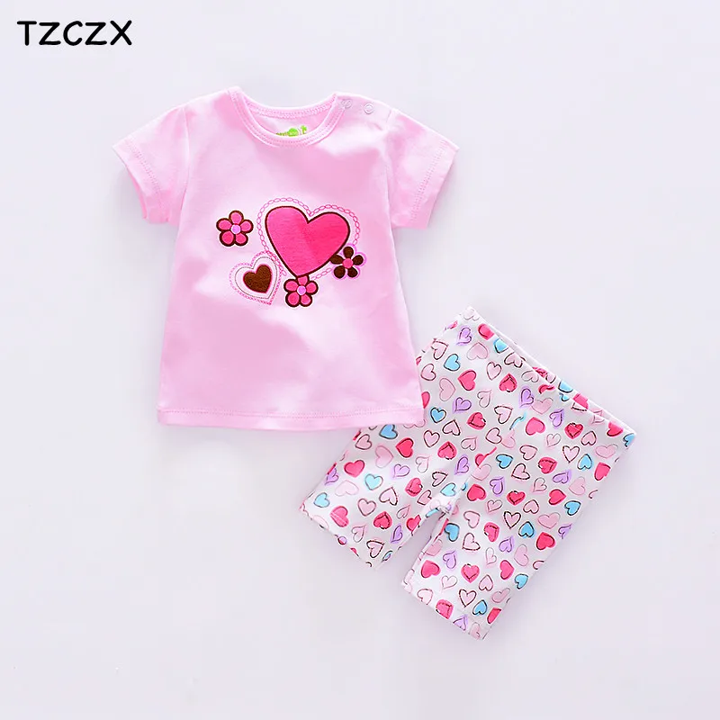 Baby's Sets Casual Cartoon Patterning Cotton 100% Pullover vest+shorts Soft Comfortable and breathable For 0-2 Year  Baby Wear