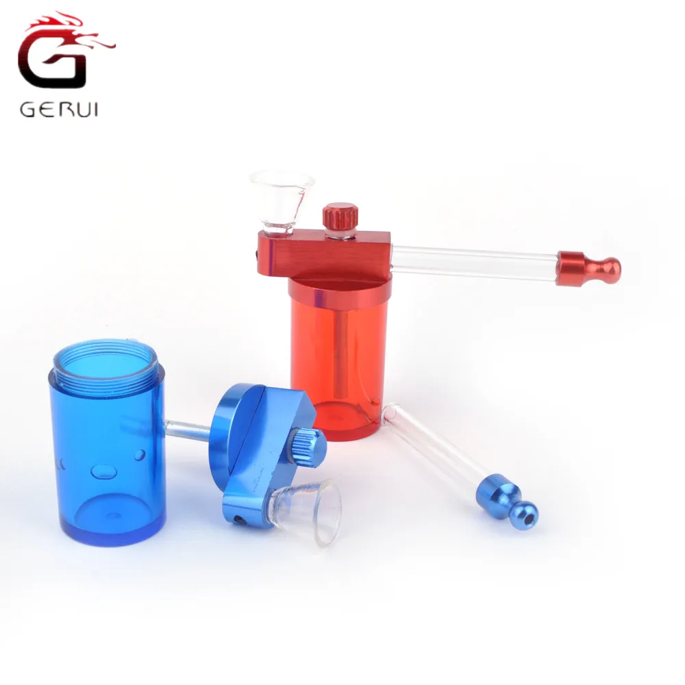 

New Popular Bottle Water Pipe Portable Mini Hookah Shisha Tobacco Smoking Pipes Men Gift for Health трубка курительная стек