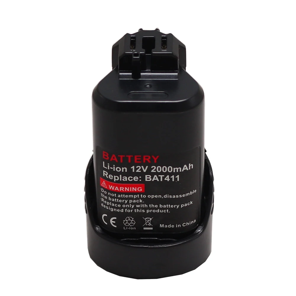 Аккумулятор Doscing BAT411 BAT412A для электроинструментов Bosch 12 в 2000 мАч li ion Drill 2 607 336 013 014