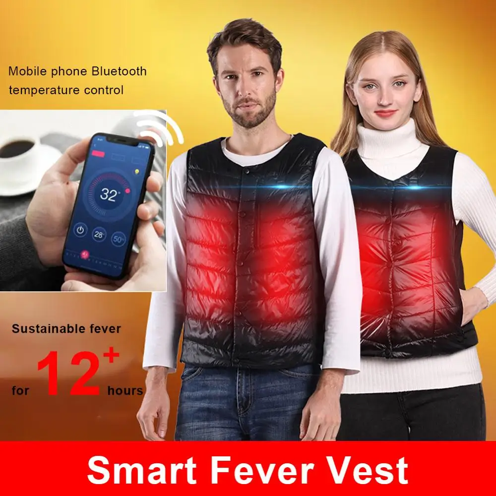 

Термобелье, жилет с инфракрасным подогревом и USB, контроль температуры, гибкий моющийся уличный жилет для рыбалки, пешего туризма