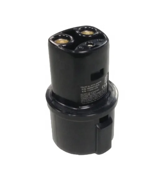 

Khons EVSE Adaptor 16A 32A 60A Electric Vehicle EV Charger SAE J1772 Socket Type 1 To Tesla Connector EV Adapter For Charging