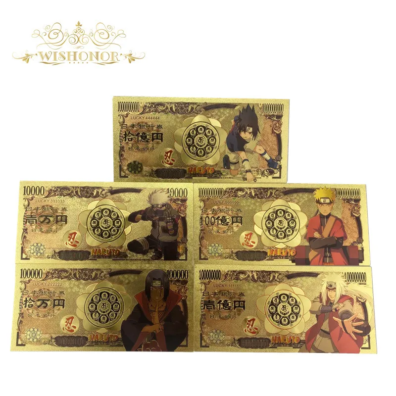 

10Pcs/Lot 2020 New Japan Anime Uzumaki Banknote Yen Banknote Money For Collection