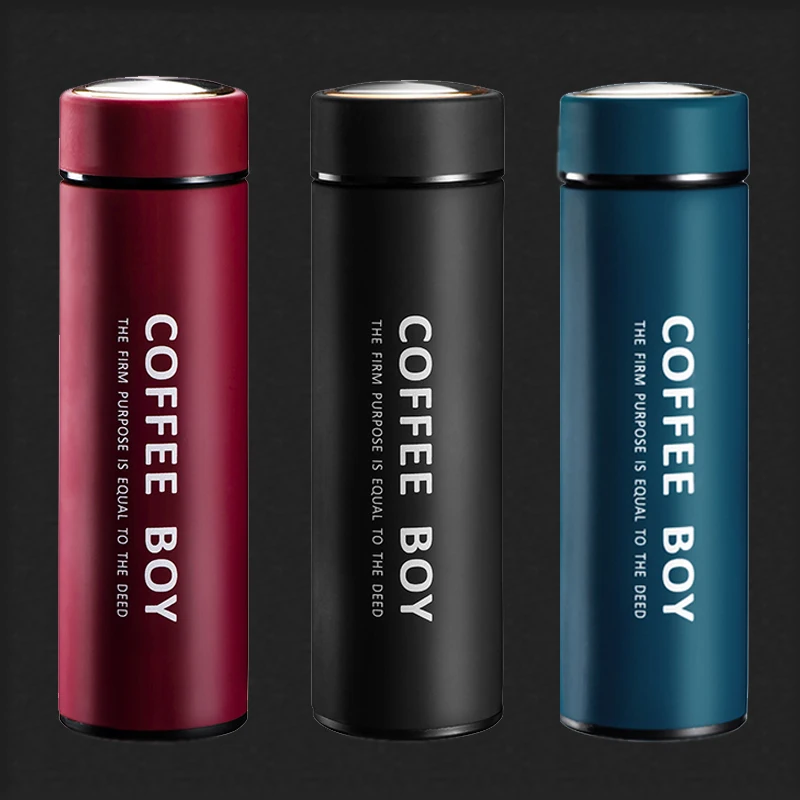 Термос coffee Boy 304 из нержавеющей стали, Термокружка, офисная, деловая, вакуумная, термобутылка для чая, мужская, 500 мл# BG06, Термокружка