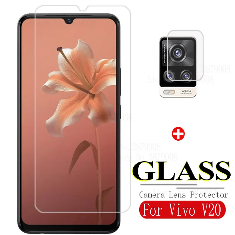 

Защитное стекло для Vivo V20, Защита экрана для Vivo V 20 20 v, стекло для объектива камеры V20 V2025, V2024, защитное Переднее стекло 6,44''