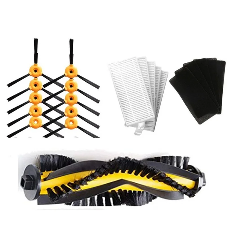 

Main Side Brushes Filters Sponges For Conga Excellence 5040 990 Vacuum Cleaner