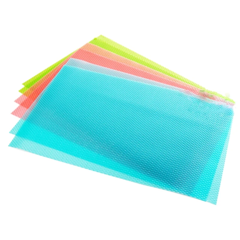 

4Pcs Refrigerator Pad Antibacterial- Antifouling Mildew Moisture Tailorable Pad Refrigerator Mats Fridge Waterproof