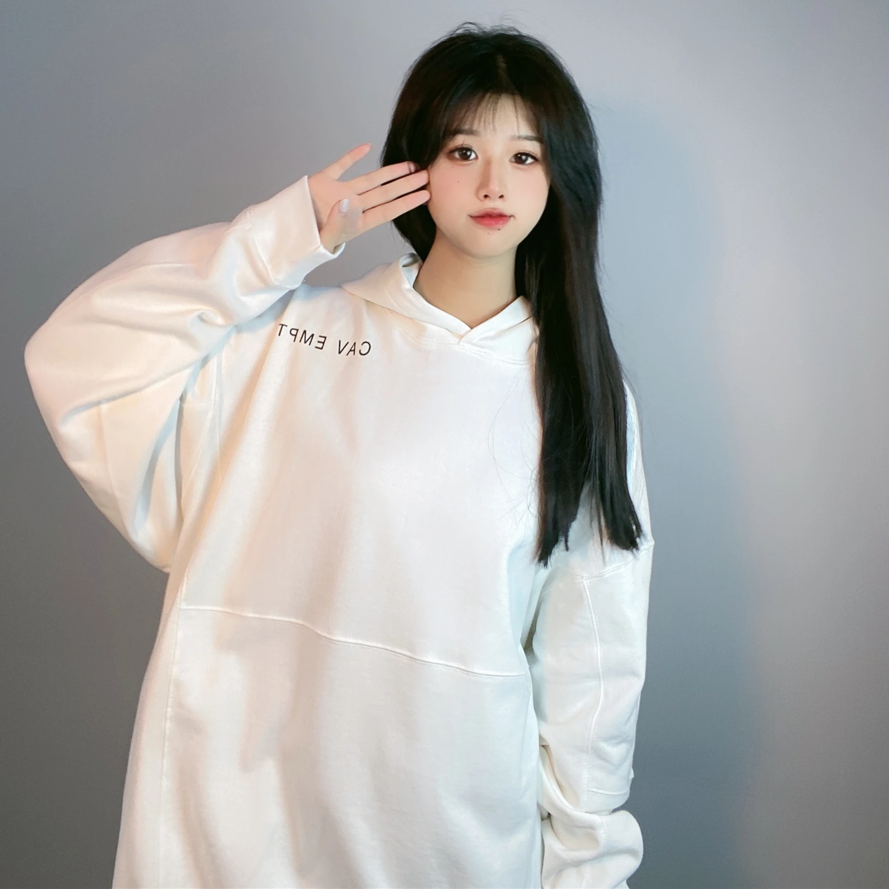 

High Street Brand C.E Printing White Oversized Hoodie Men's Hoodies Kawaii Y2k Women's Sweatshirt Women's Clothing 2021