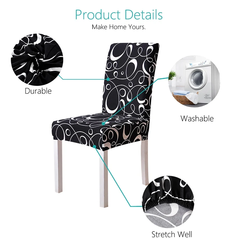 Пастырское печати чехлы на стулья из эластичного материала съемный большой