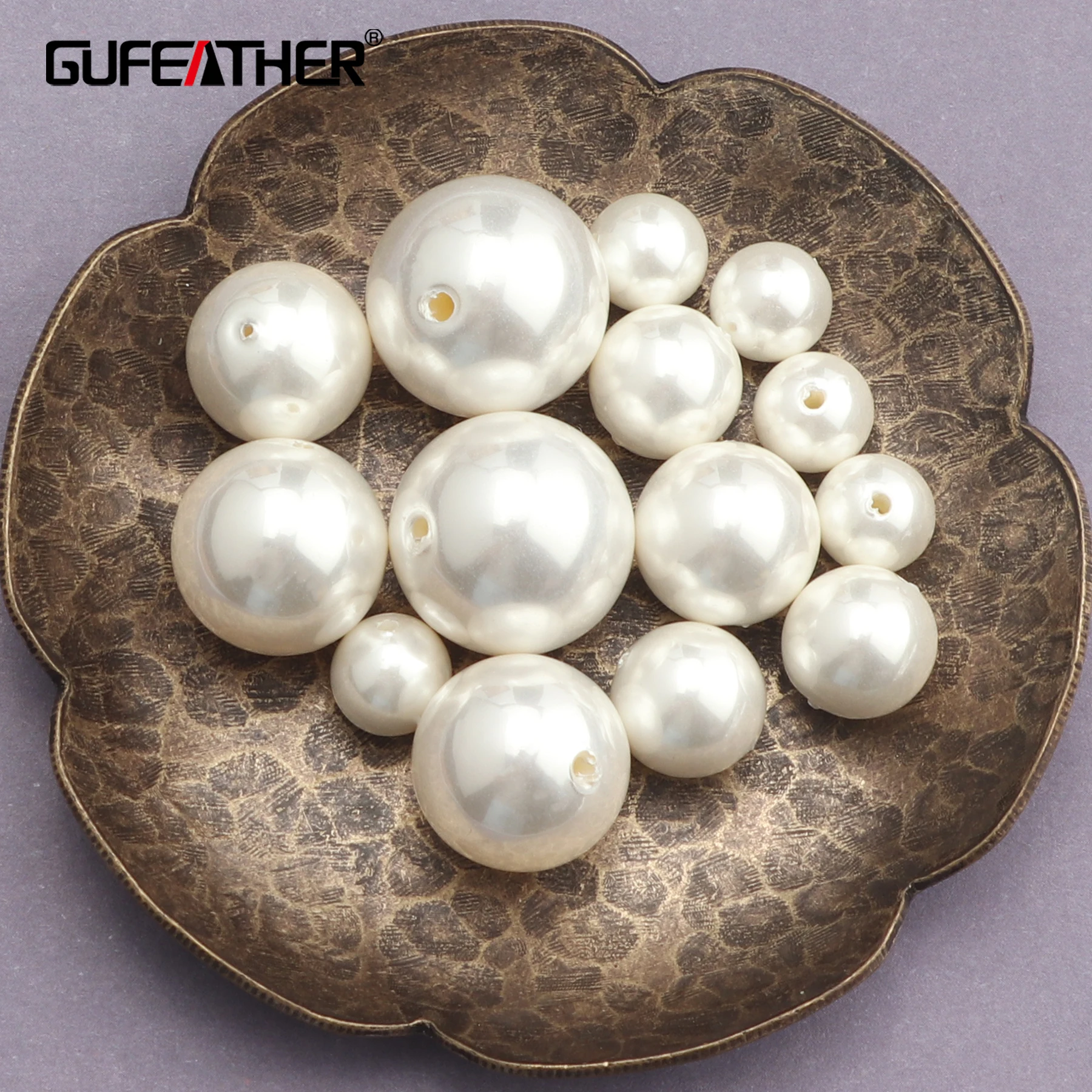 Аксессуары для ювелирных изделий GUFEATHER M68 фурнитура подвески с бусинами ручной