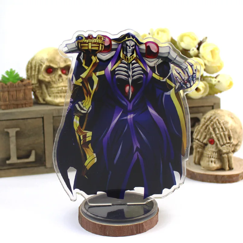 

Anime Overlord Big Display Stand Plate Acrylic Cartoon Figure Stand Holder Model Christmas Days Gift