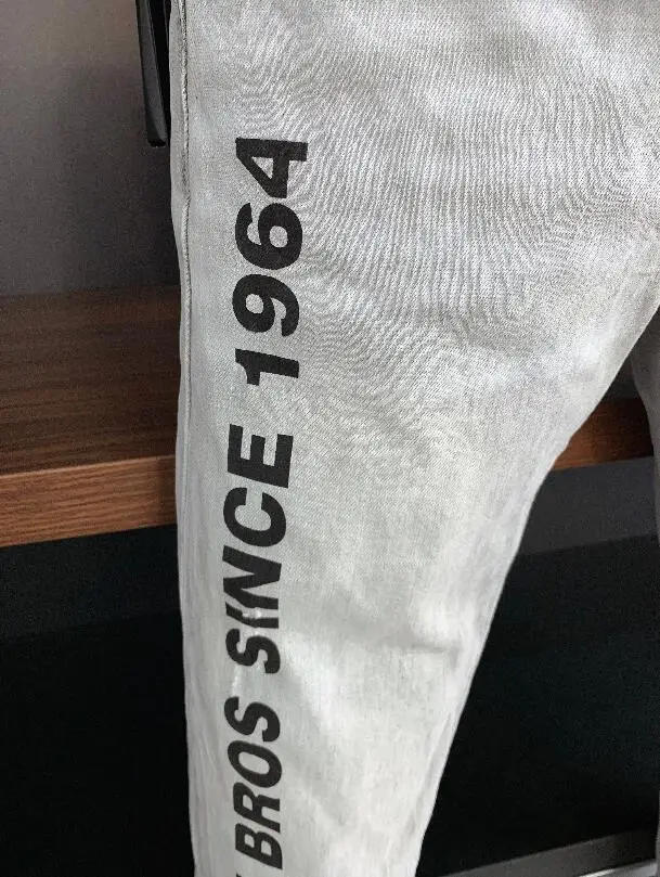 jeans for men Authentic Classic DSQUARED2 Men's Slim Fit Stretch Jeans Fashion Pants Punk Style 9701