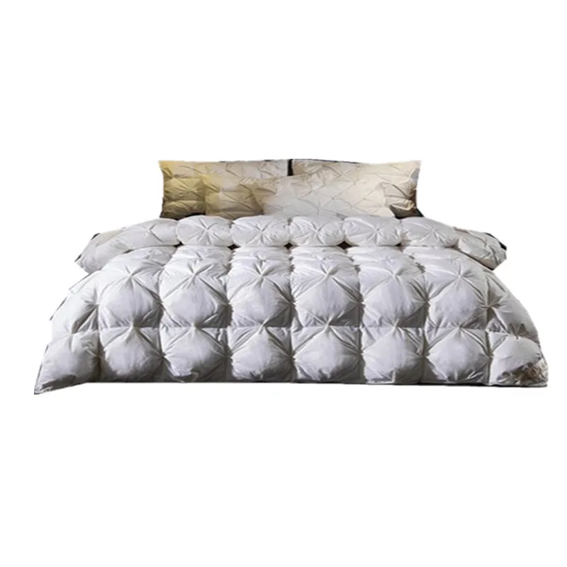 

Custom French Cable Knitting down Quilt 95 Goose down Quilt Core Cotton down Quilt Warm Winter Quilt Spring and Autumn Quilt OEM