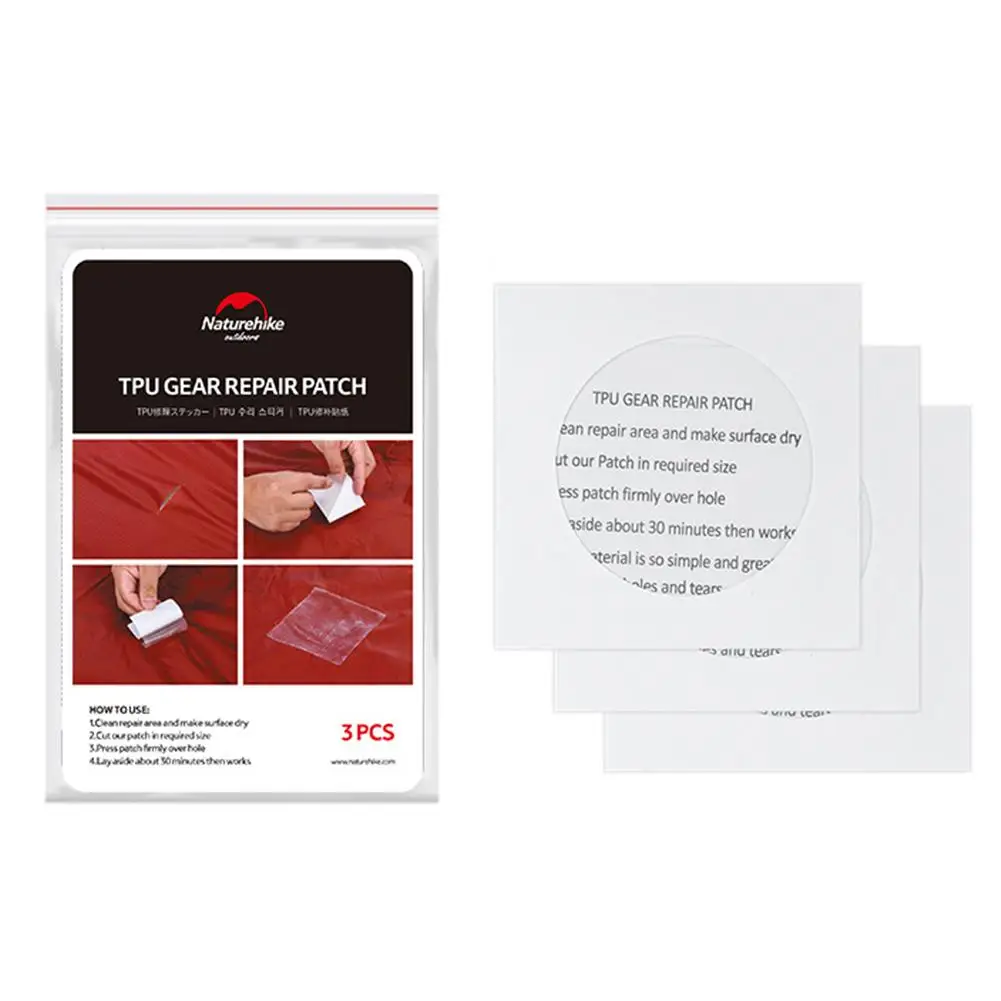 

Self adhesive waterproof Nylon stickers cloth patches Mend Down Outdoor Tent Repair tape patch tent accessories