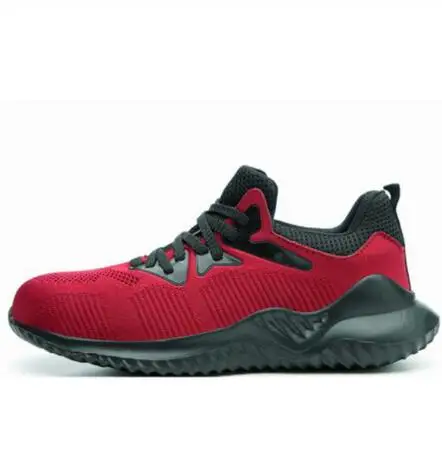 safety shoes 08 Дышащая защитная обувь со стальным носом для мужчин, легкие летние, не разбивающиеся, для пирсинга, для работы, тонкие сетчатые кроссовки для мужчин и wo мужчин - Цвет: safety shoes 08
