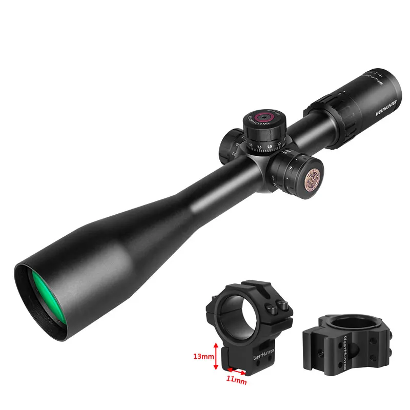WESTHUNTER WT-L 4-20X50SFIR тактический охотничий прицел боковой Параллакс Стекло гравированный оптический прицел для пневматического пистолета - Цвет: low 11mm mount