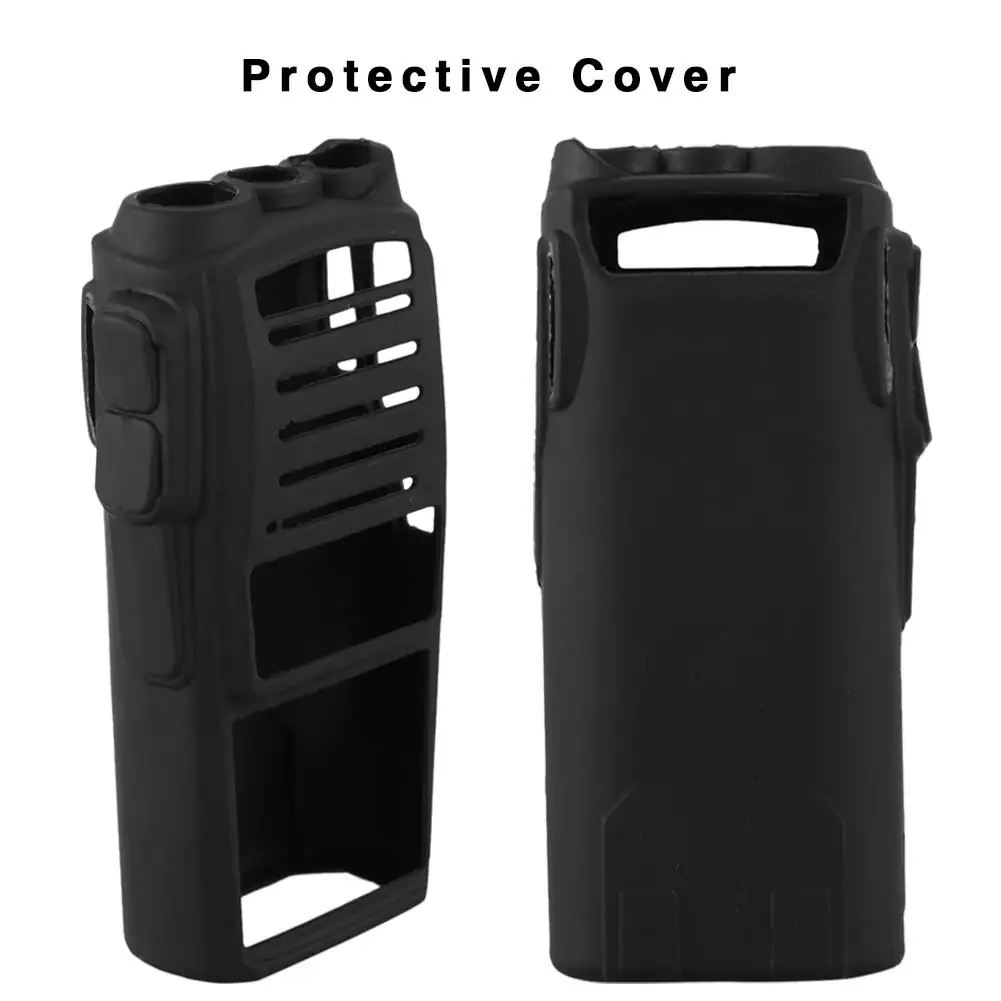 

Silicone Protective Case For Baofeng UV82 Two Way Radio, Shockproof Dustproof Non-slip Walkie Talkie Cover Shell Accessories