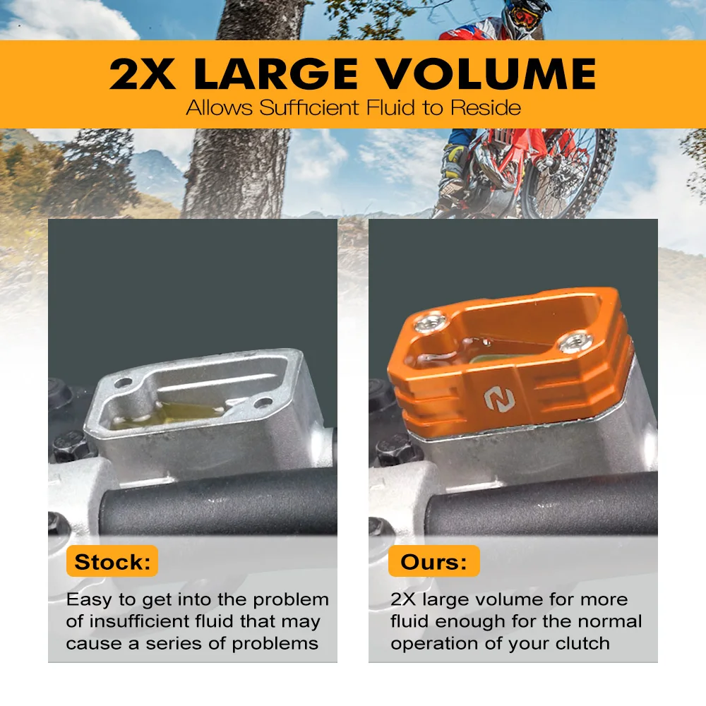 NiceCNC для KTM SX XC XCW XCF XCFW EXC SXF EXCF 125 150 250 300 350 450 6 дней TPI резервуар сцепления большой