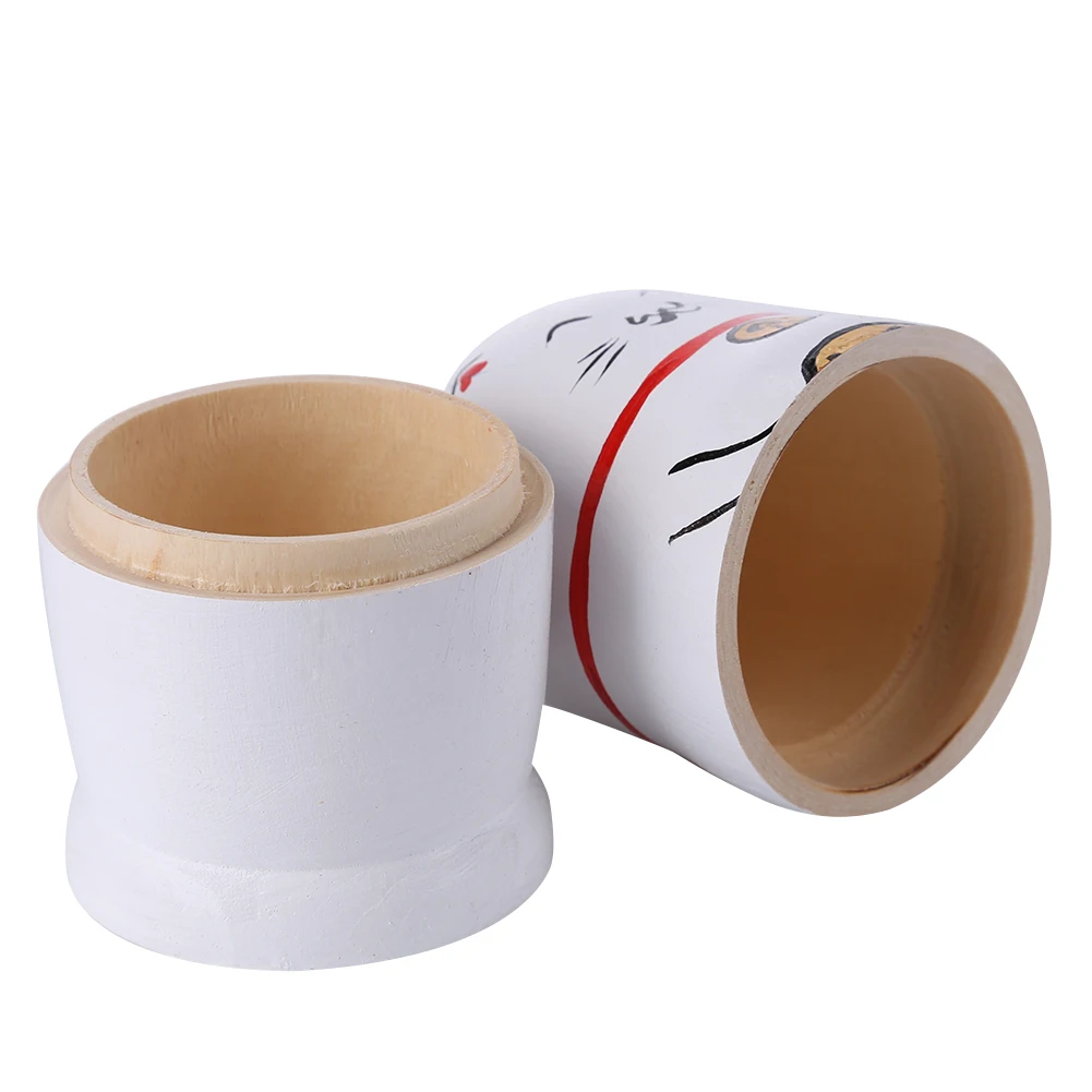 

5 Layer Wooden Matryoshka Dolls Hand Paint Boys Girls Toys White Kitten Nesting Dolls Home Decor Kids Gifts dropshipping#38