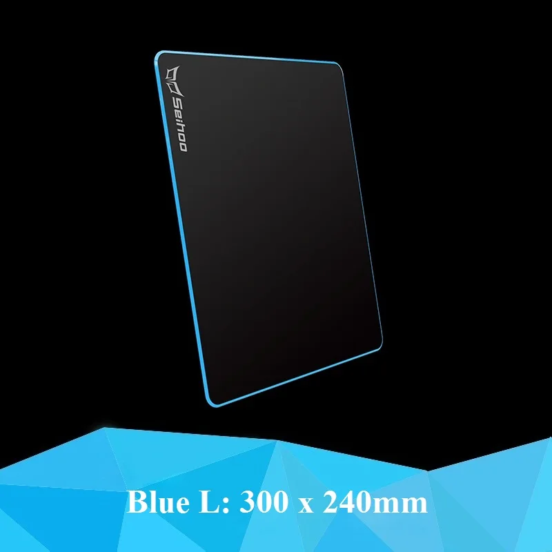 Blue 300 Жесткий матовый гладкий резиновый коврик для мыши силиконовый нижний пластиковый большой размер игровой коврик для мыши Индивидуальный Коврик для мыши - Цвет: Blue 300