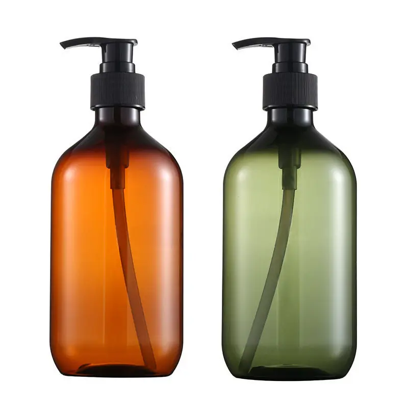 

300/500 ml Bathroom Soap Dispensers Amber Shampoo Air Lotion Container Press Foam Pump Bottle for Bath Soap Gel and Cosmetics