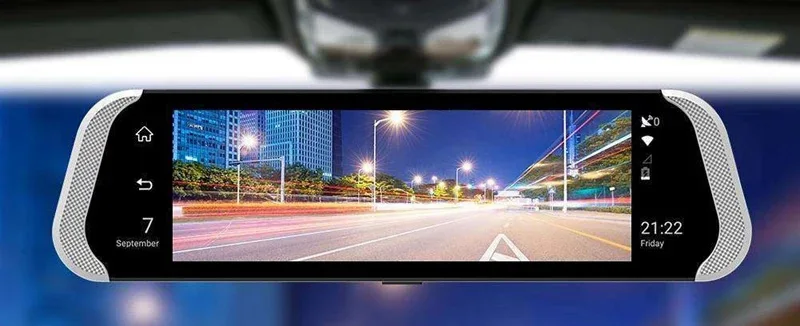 10 дюймов 4G Автомобильный видеорегистратор Камера ADAS Android Dvr авторегистрация с gps-навигацией Full HD 1080P видеорегистратор две камеры s Vehicele