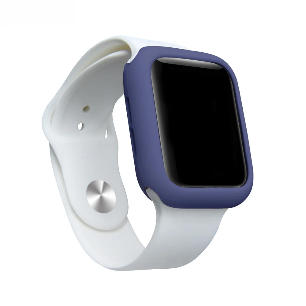 1 шт. высококачественный мягкий силиконовый чехол для часов защита экрана 44 мм 40