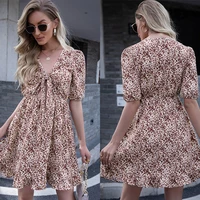 office dresses woman summer 2021 casual lady elegant sexy leopard dress female clothing fashion streetwear woman new clothes