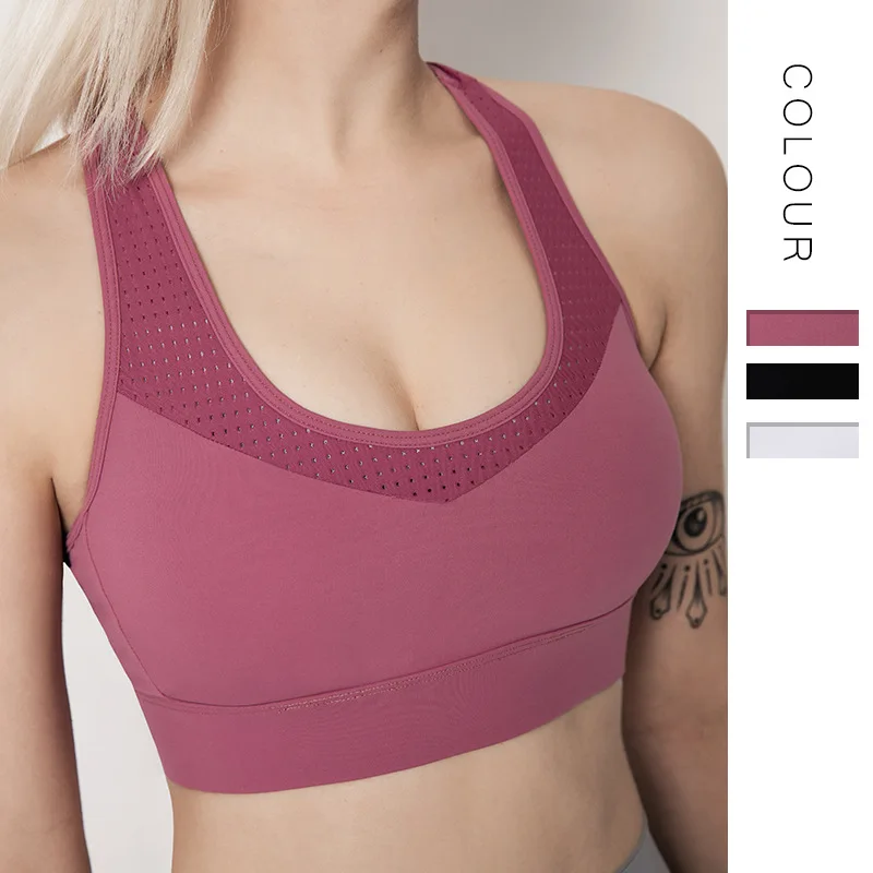 Спортивный бюстгальтер-топ новинка фитнес дышащие спортивные бюстгальтеры