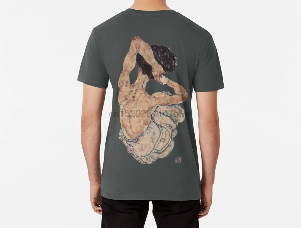 Мужская футболка Funy Egon Schiele n.6 tshirs для женщин и мужчин|Мужские футболки| |