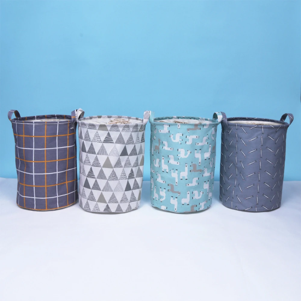 1 шт. сумка для хранения одежды органайзер белья складная корзина игрушек баррель