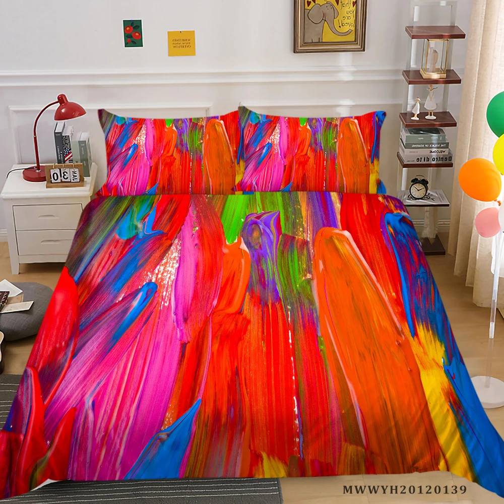 

Home Textile 3D Bedding Set 2/3 Pcs Child Teen Adult Comforter Cover Set Bedroom Decor King Queen Full Double Size