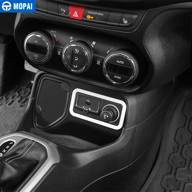 MOPAI ABS Автомобильная сигары отделка для прикуривателя рамка Накладка Jeep Renegade 2015