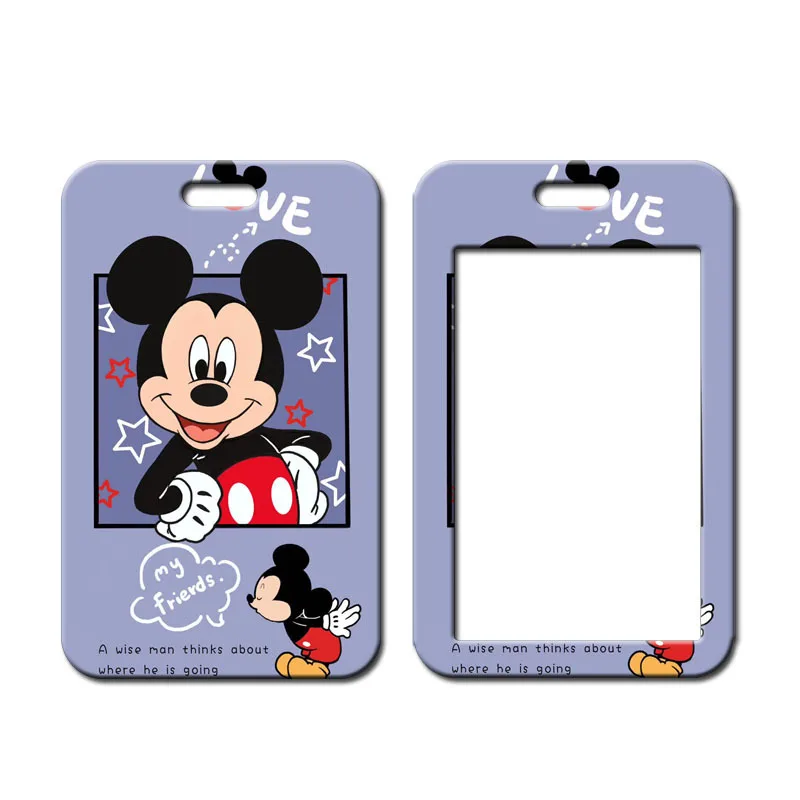 Горячая Disney Микки и Минни Маус мультфильм ПВХ карты студент Дамбо Дейзи висит шеи