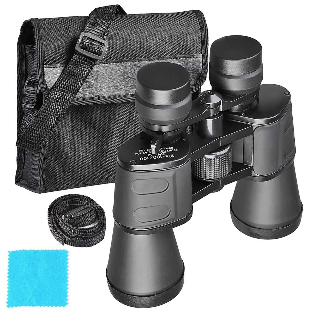 

8-24x Professional Binocular Adjustable 10-180x100 Zoom Binoculars Light Night Vision Outdoor Telescope Binoculars High Power