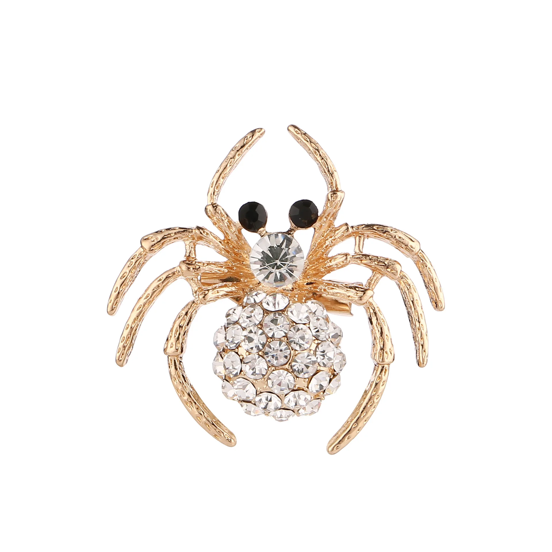 Женская металлическая брошь в виде насекомых с кристаллами | Украшения и