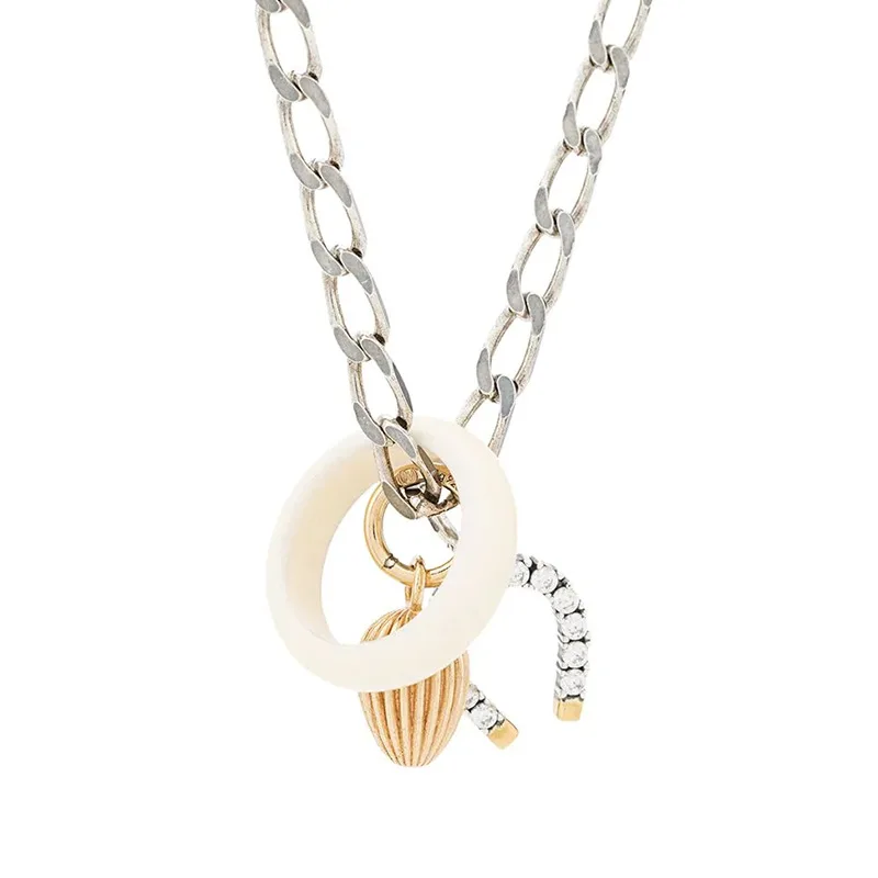 

Europe and the United States fashion simple necklace high feeling net red trend removable neck chain high cold feeling necklace