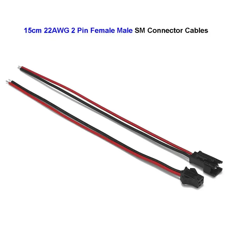 10 пар 2 3 4 5 6 Pin SM JST Соединительный кабель 22AWG удлинитель из луженой меди мужские и