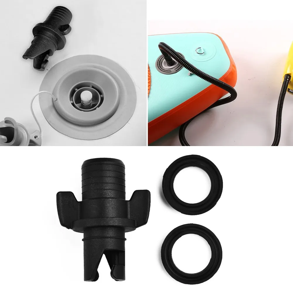 

Соединитель воздушного клапана для Каяка, жесткий пластиковый материал, колпачок, винтовой переходник для шланга, для надувной лодки, рыбал...