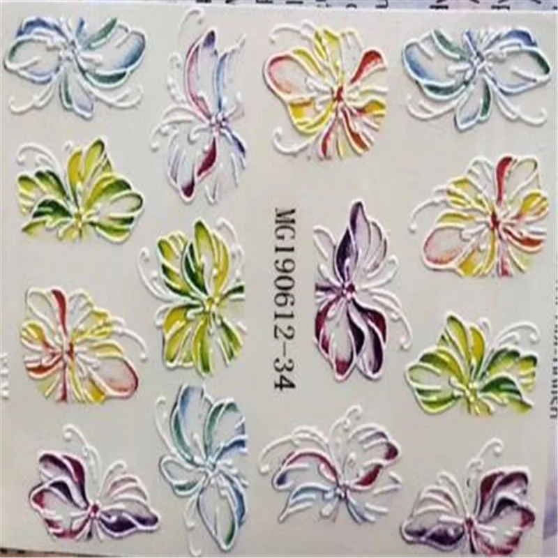 Наклейки для ногтей на все сезоны женщин и девушек 5 х7 см 6 дюймов | Красота