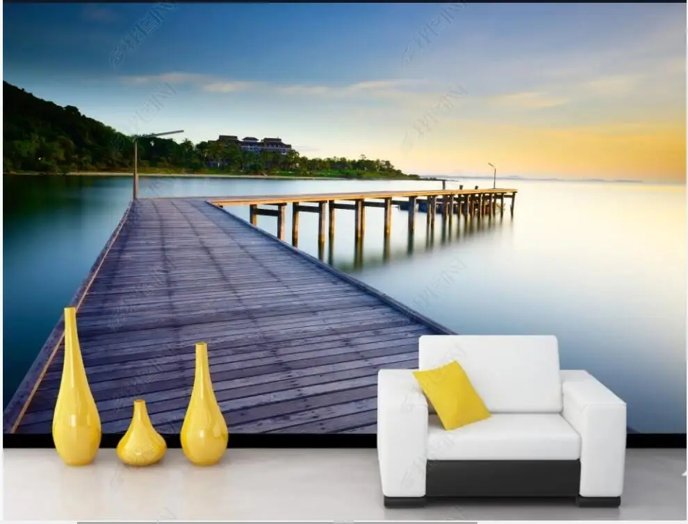 3d фотообои для стен в рулонах Настенные обои на заказ с рисунком озера и