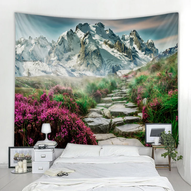 

Beautiful Landscape Wall Hanging Decoration Forest Landscape Landscape Living Room Study Bedroom Home Decoration Tapestry