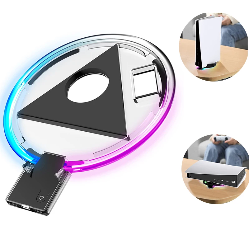 

Rgb Lamp Holder Led Ambient Light Stand Is Suitable for Playstation5 Ps5 Console Game Console Accessories