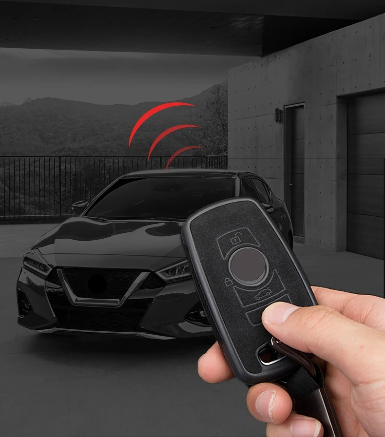 Автомобильный замшевый кожаный чехол брелок держатель для BMW X1 F48 X3 X4 X5 X6 F30 E90 E46 E34