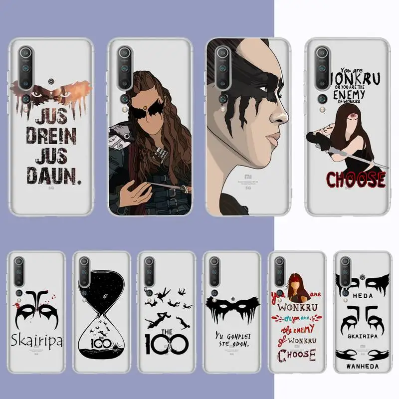 

The 100 Lexa TV Show Phone Case For Redmi Note 5 7 8 9 10 A K20 pro max lite for Xiaomi 10pro 10T